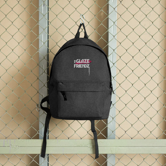 Embroidered Premium Glaze Backpack